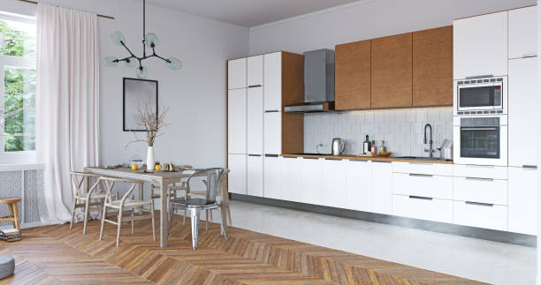 White cabinets | Messina's Flooring
