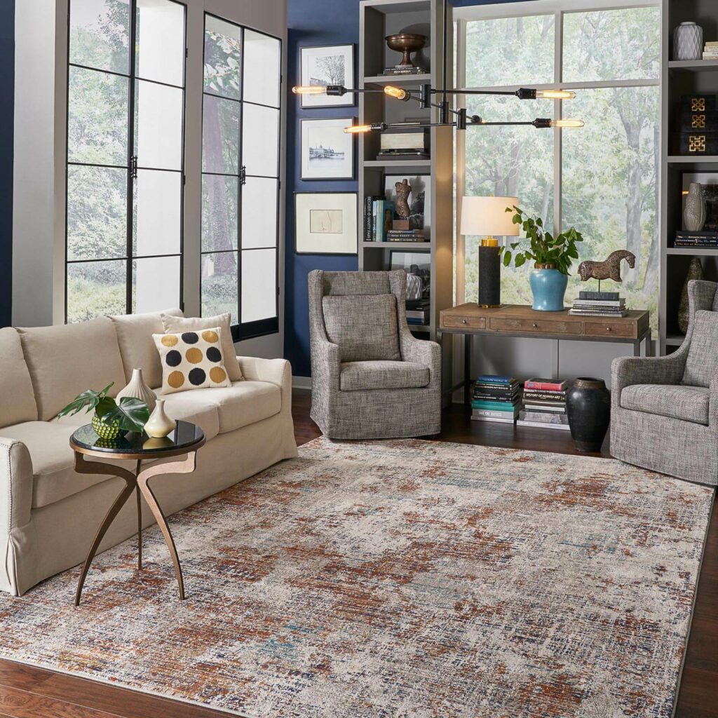 Living room are rug | Messina's Flooring