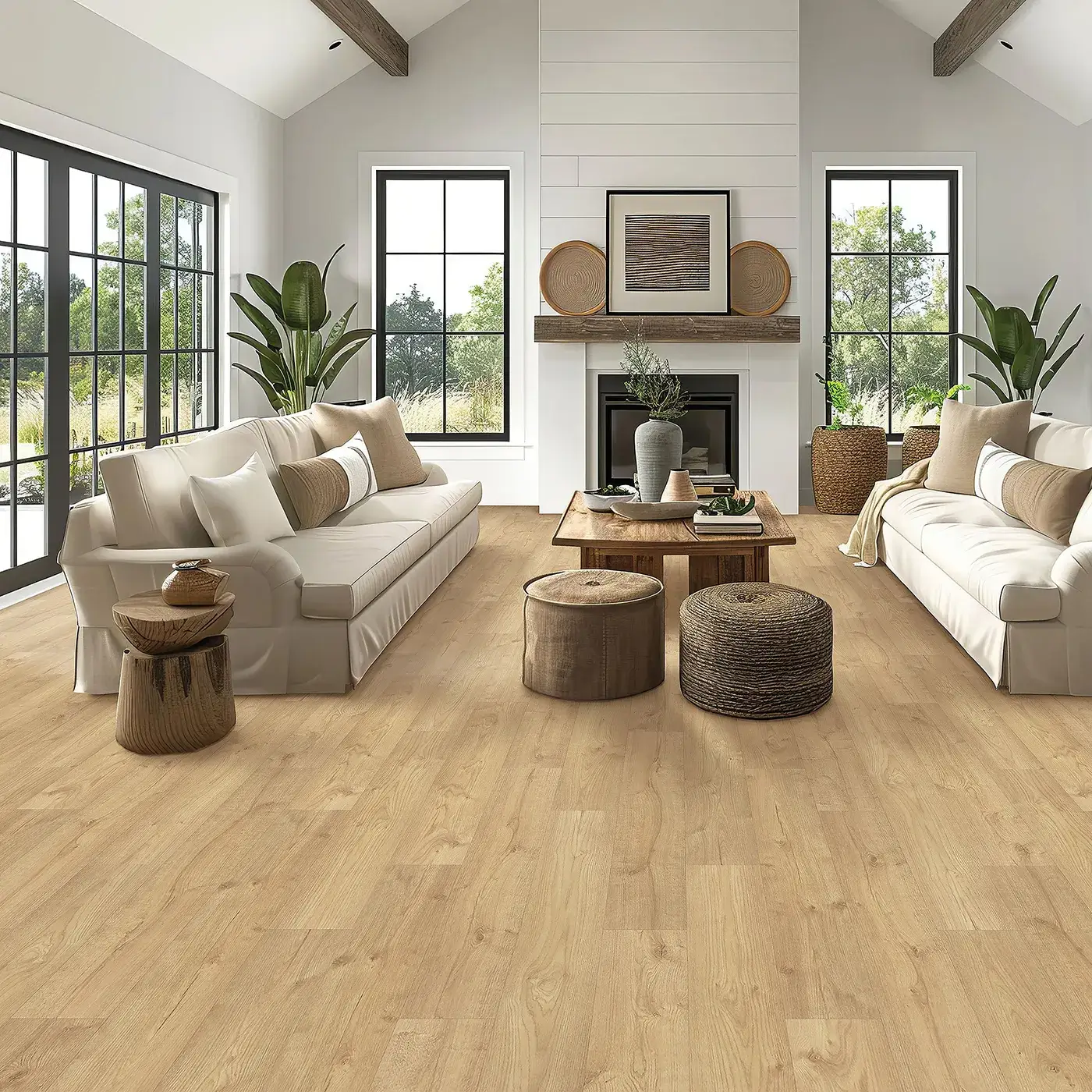 33626_142_room Modern Living Room Laminate Flooring | Messina's Flooring